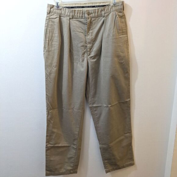 Polo Ralph Lauren Chino Pants Khaki Pleated Front Mens 34 x 30 - Picture 1 of 10